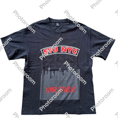 Stussy Vintage 2000s Iconic Logo Tee - Streetwear Classic