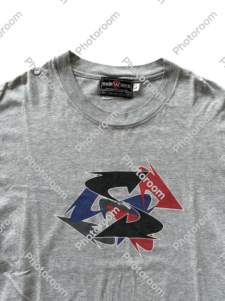Subware 2000s Vintage Logo T-Shirt - Rare Y2K Streetwear - Size L — View 2