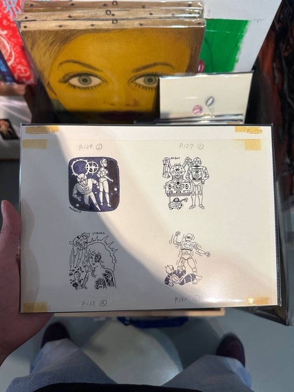Original Hand-Drawn Sketches — Numbered Set (12a-132c)